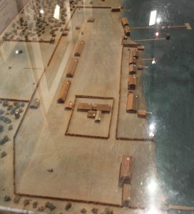 Scale Model of the Fort Viewed from East