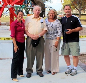 David Black with Lydia Black, Barbara Hill and Bill Taylor.2jpg