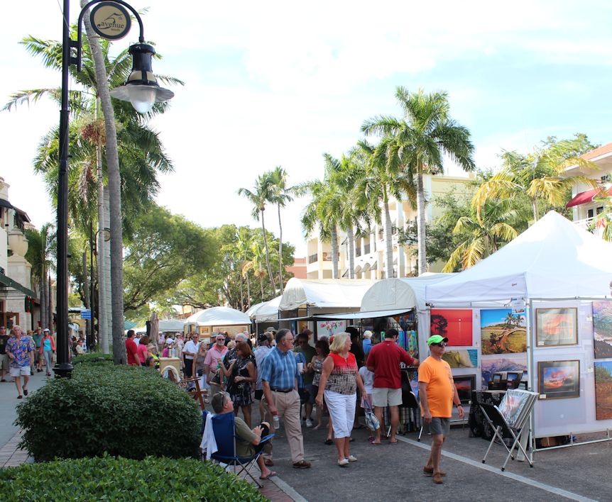 Downtown Naples New Year’s Art Fair