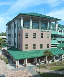 Looking Down on Marieb Hall