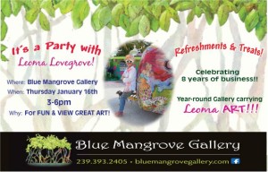 Blue Mangrove Gallery Flier