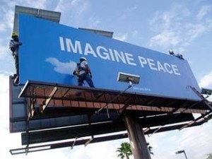 Imagine Peace Billboard 1