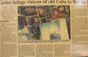 Artist Brings Visions of Cuba