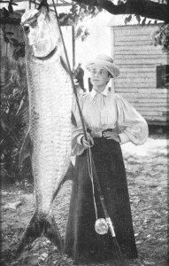 Florida Abbie Shultz with 185 lb Tarpon