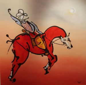 Rodeo Red Horse