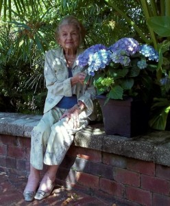 Berne in her Garden in 2011 B