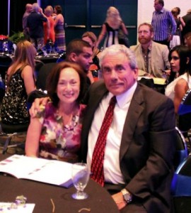 Christine and Husband at 2012 Arts for ACT Auction