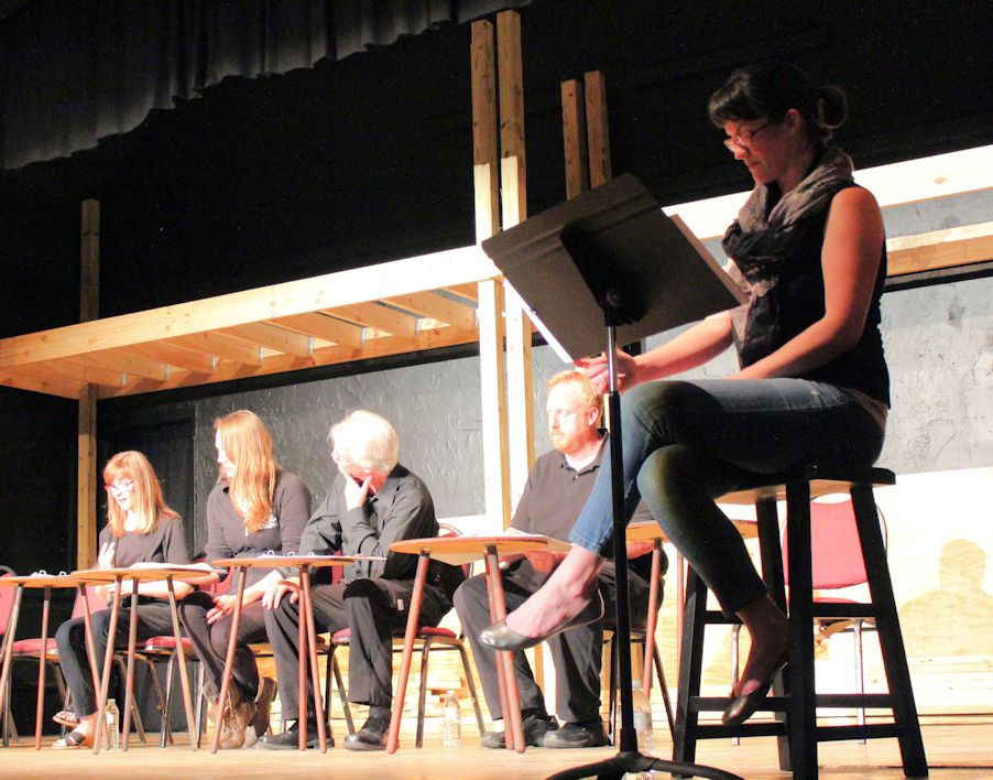 staged reading of amateur play Porn Photos Hd