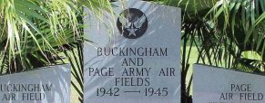 Restoration of Buckingham Page Army Air Field Monument to wrap up this month